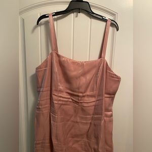 Alex Evenings Pink/Peach Dress SIZE 14 (MILDLY RIPPED IN BACK)